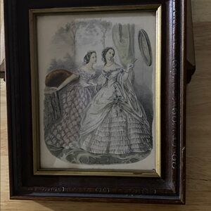 Vintage fashion plate